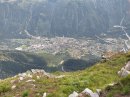 Chamonix du sommet du Brévent
